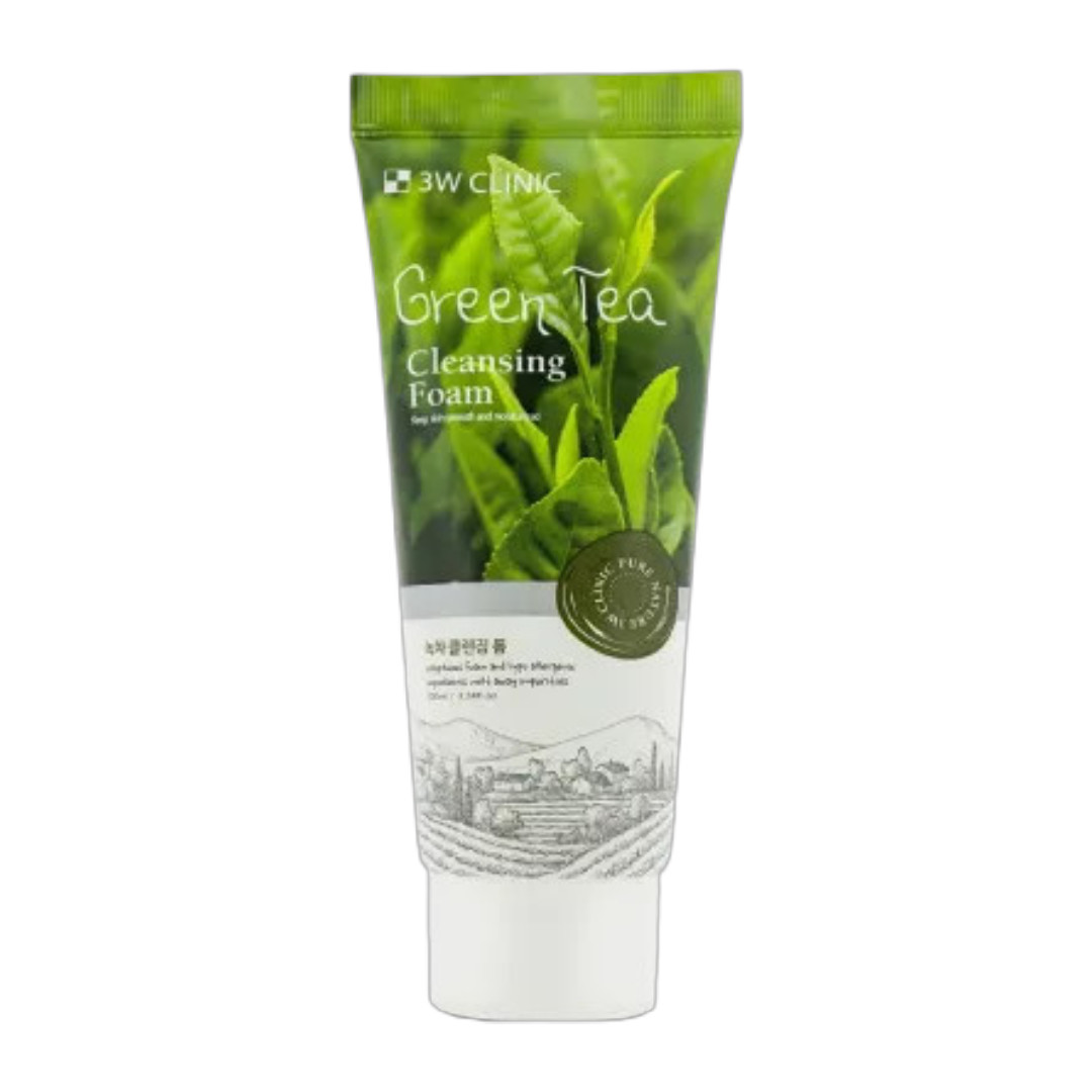3W Clinic Green Tea Foam Cleansing 100ml