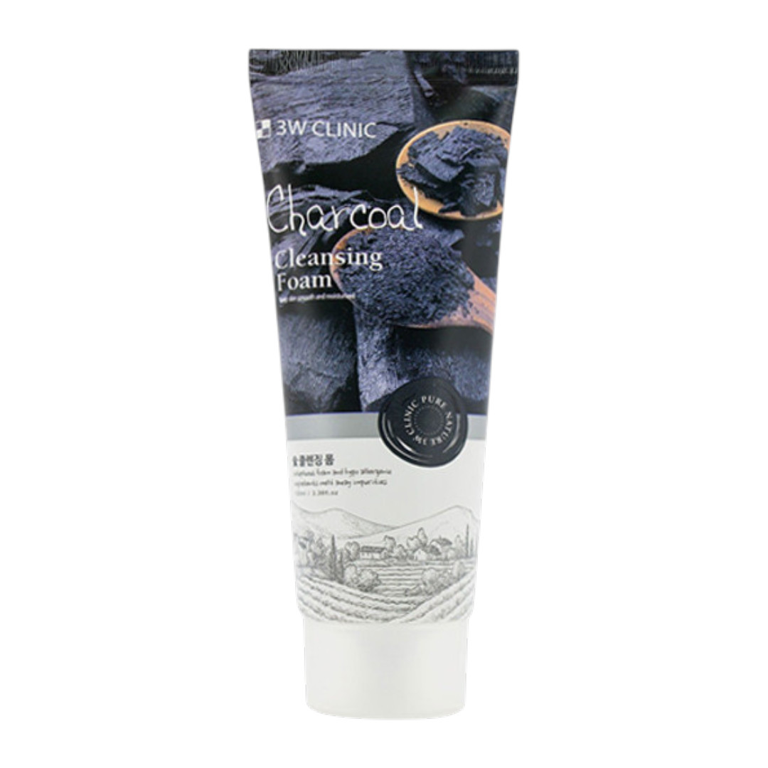 3W Clinic Charcoal Cleansing Foam 100ml